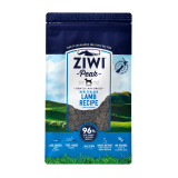 Ziwi Peak Lamb Air-Dried Dog Food 4kg, featuring a blue and green packaging with lamb graphics.