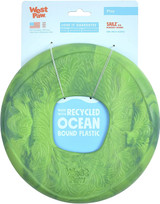 West Paw Seaflex Recycled Plastic Flyer Dog Toy - Sailz - Emerald