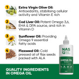 Natural Animal Solutions Omega 3 6 & 9 Oil For Cats 200ml