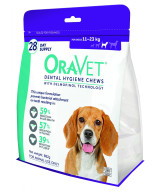 Oravet Dental Chews for Medium Dogs 11-23 kg (28 Pack)
