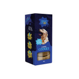 Doggylicious Calming Cookies in a 180g blue box, designed for relaxing dogs.