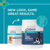 PAW Osteocare Joint Protect Chews for medium to large dogs, featuring salmon ingredient and new packaging.
