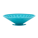 LickiMat Splash in vibrant blue, designed for interactive pet feeding and treat dispensing.