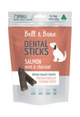 Bell & Bone Dental Sticks - Salmon, Mint & Charcoal, Small 7 Sticks