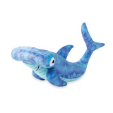 Fringe Studio Plush Squeaker Dog Toy - Nailed It featuring a blue shark design for playful pets.