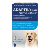 Adaptil 48mL Diffuser Refill for calming dogs and puppies, alleviating stress and fear.