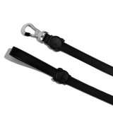 Front view of the Zee.Dog NeoPro Black Leash range.