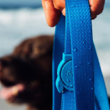 Front view of the Zee.Dog NeoPro Blue Leash range.