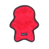 Zippy Paws Holiday Z-Stitch Santa in bright red with a quilted design for pets.