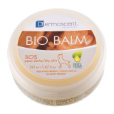 Dermoscent Bio Balm 50ml for dry skin treatment in dogs, made with natural ingredients.