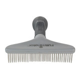FURminator Grooming Rake for Cats & Dogs with stainless steel teeth for effective fur removal.