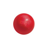 KONG Ball Rubber Dog Toy in red, medium-large size for durable fetching fun.