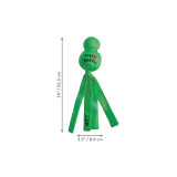 KONG Wet Wubba dog toy in bright green, featuring long flapping tails and bold 'WET' text.