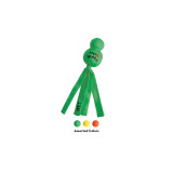 KONG Wet Wubba Dog Toy X-Large in vibrant green with nylon tails for active play.