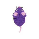 KONG Wrangler Kneading Mouse Cat Toy in purple with pink accents, perfect for playful cats.
