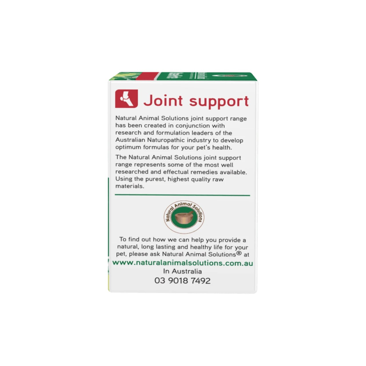 NAS Osteoforte Capsules for joint support, 60-pack; promotes pet health and mobility.