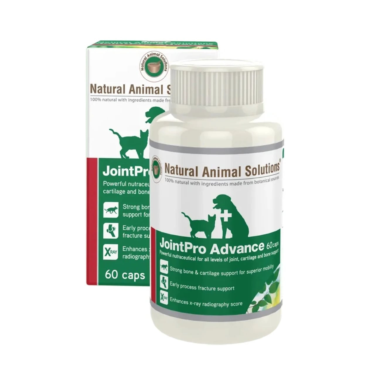 NAS Joint Pro Advance Capsules for pets, 60 count, supports joint health and mobility.