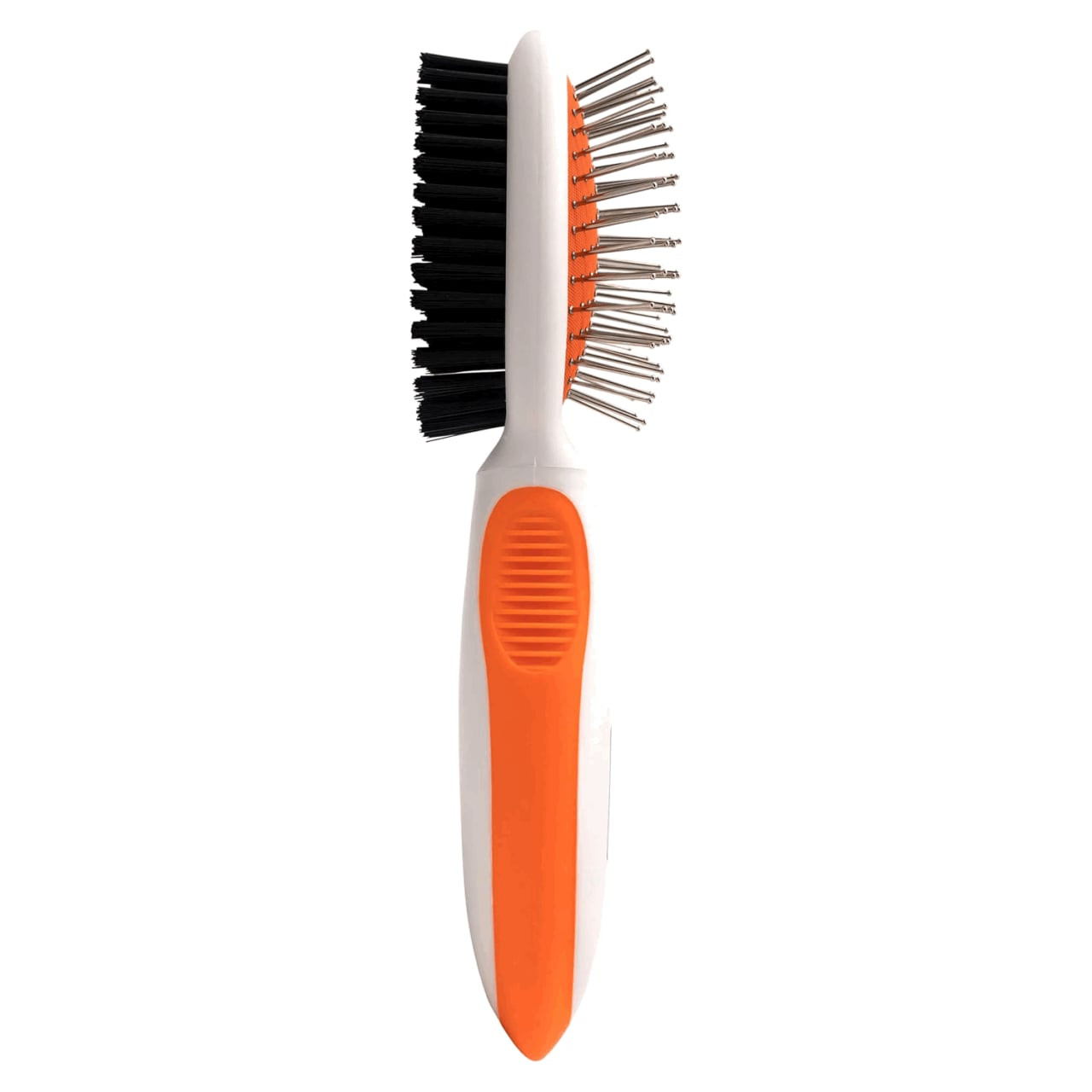 Wahl Double-Sided Pin & Bristle Brush for Cats & Dogs, small size with orange accents.