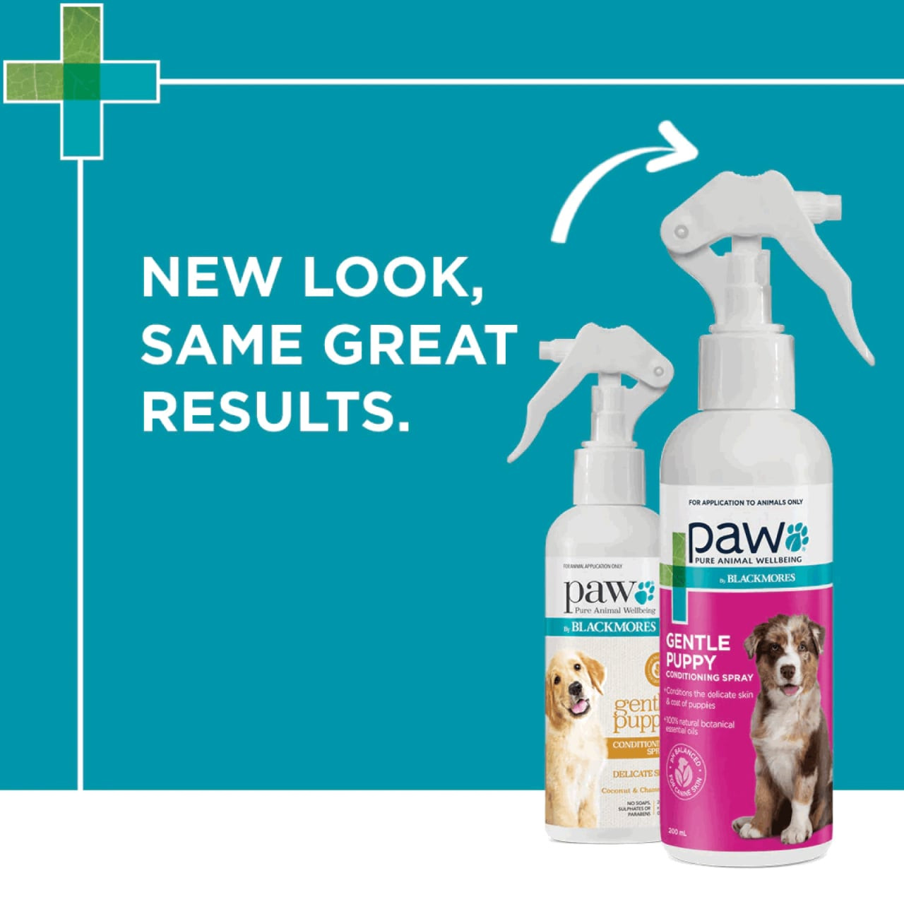 PAW Conditioning Spray for Puppies 200ml, spray bottle with puppy-friendly conditioning formula.