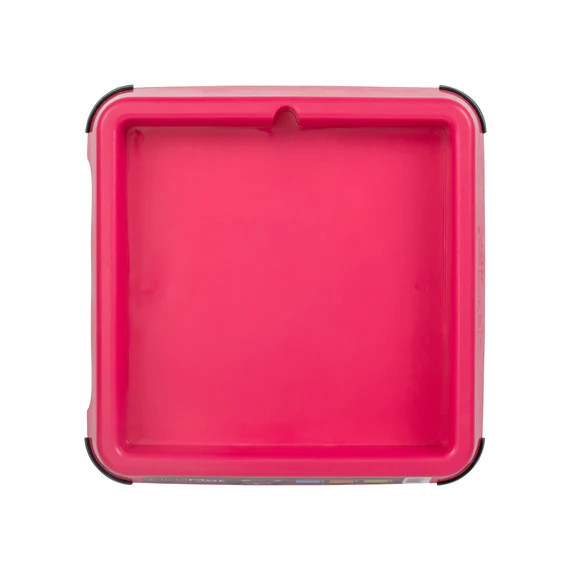LickiMat Indoor Keeper in vibrant pink, secure holder for pet feeding mats.