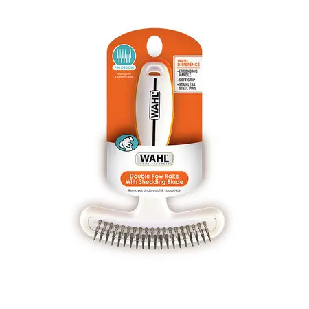 Wahl 2in1 Rake & Shedding Blade for dogs removes undercoat and loose hair efficiently.