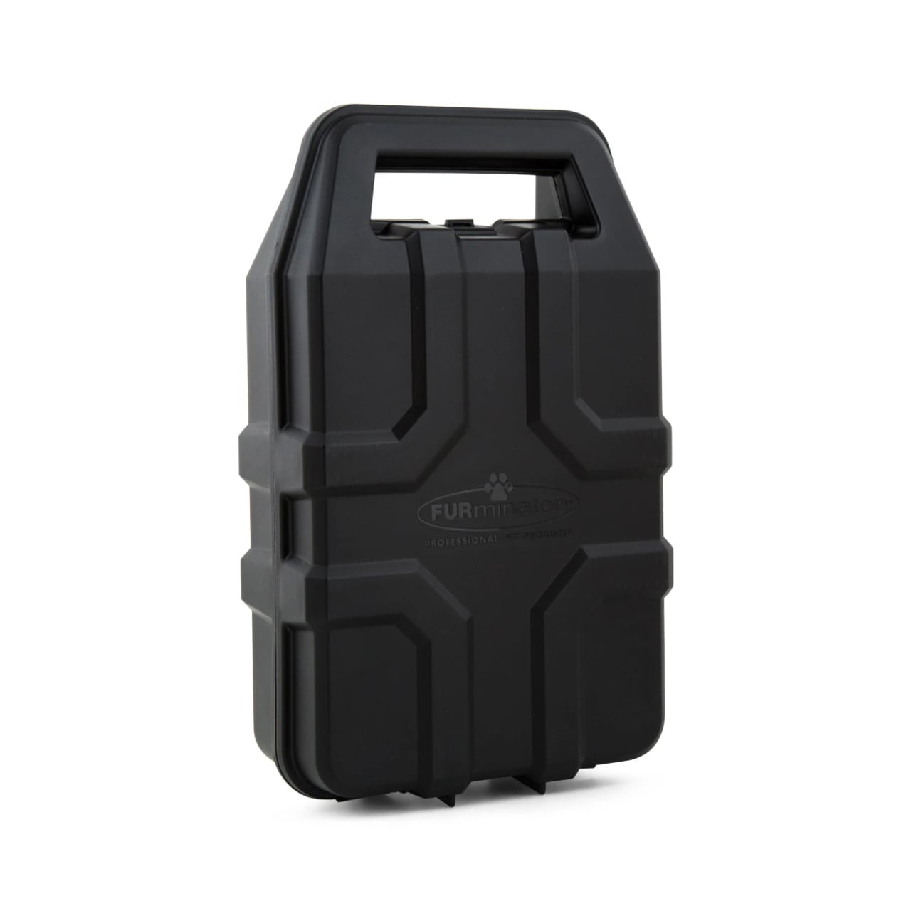 FURminator Comfort Pro Grooming Clipper black storage case with a handle for easy transport.