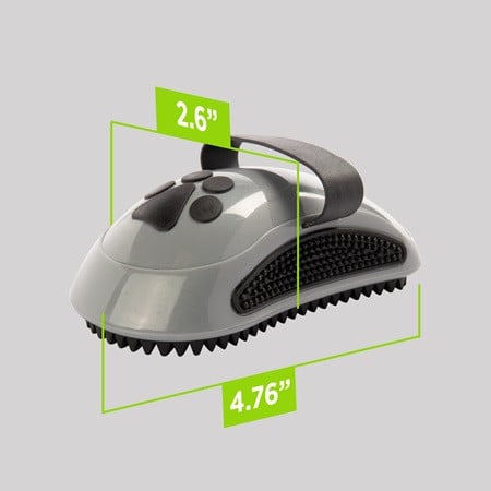 FURminator Curry Comb for Cats & Dogs, ergonomic design, size 4.76"x2.6" for effective grooming.