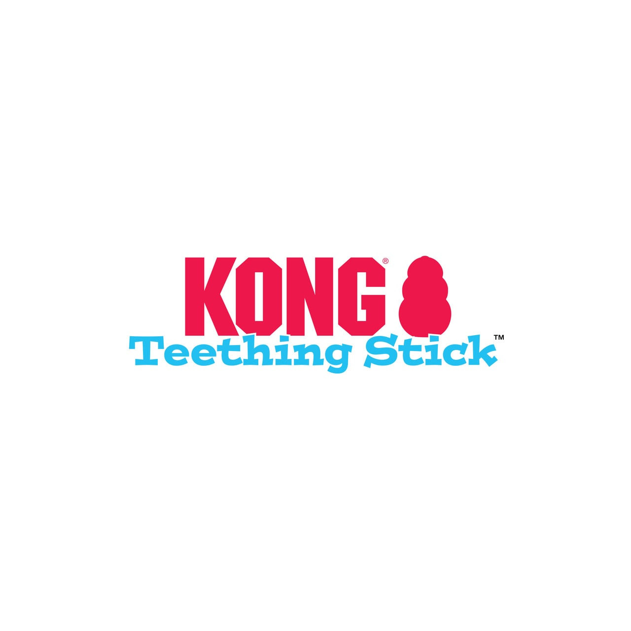 KONG Puppy Teething Stick in bright colors, ideal for teething puppies and dental health.