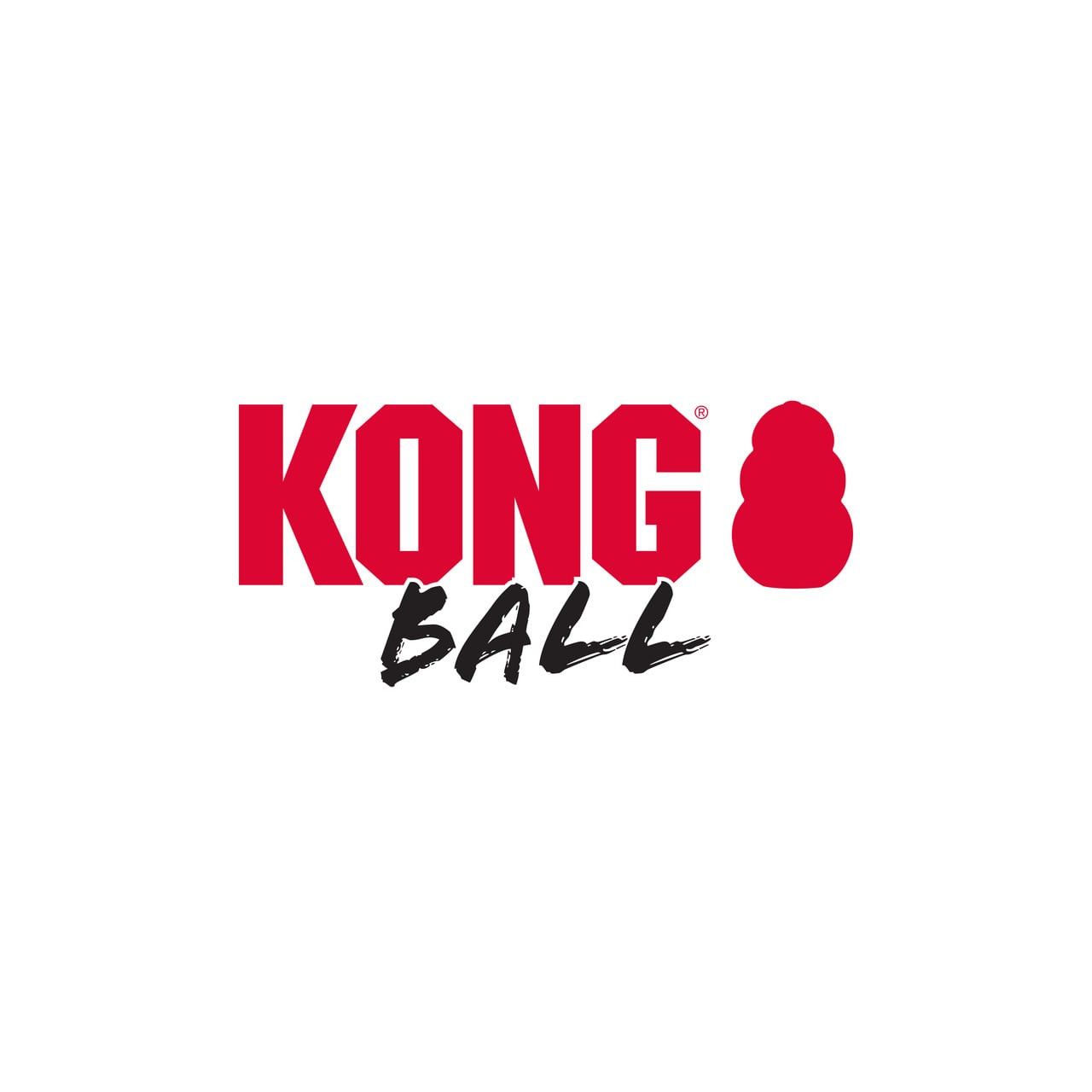 KONG Ball Rubber Dog Toy in medium-large size, durable and engaging for active pets.