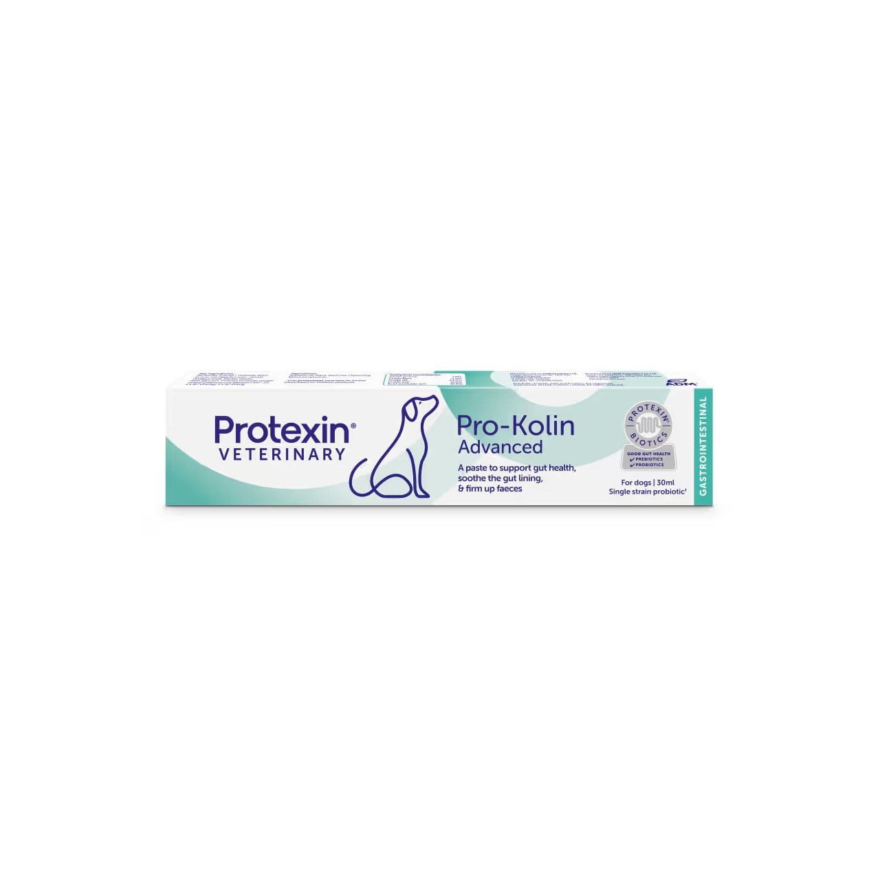 Protexin Pro-Kolin Advanced Paste for Dogs, 30ml, for digestive health support.