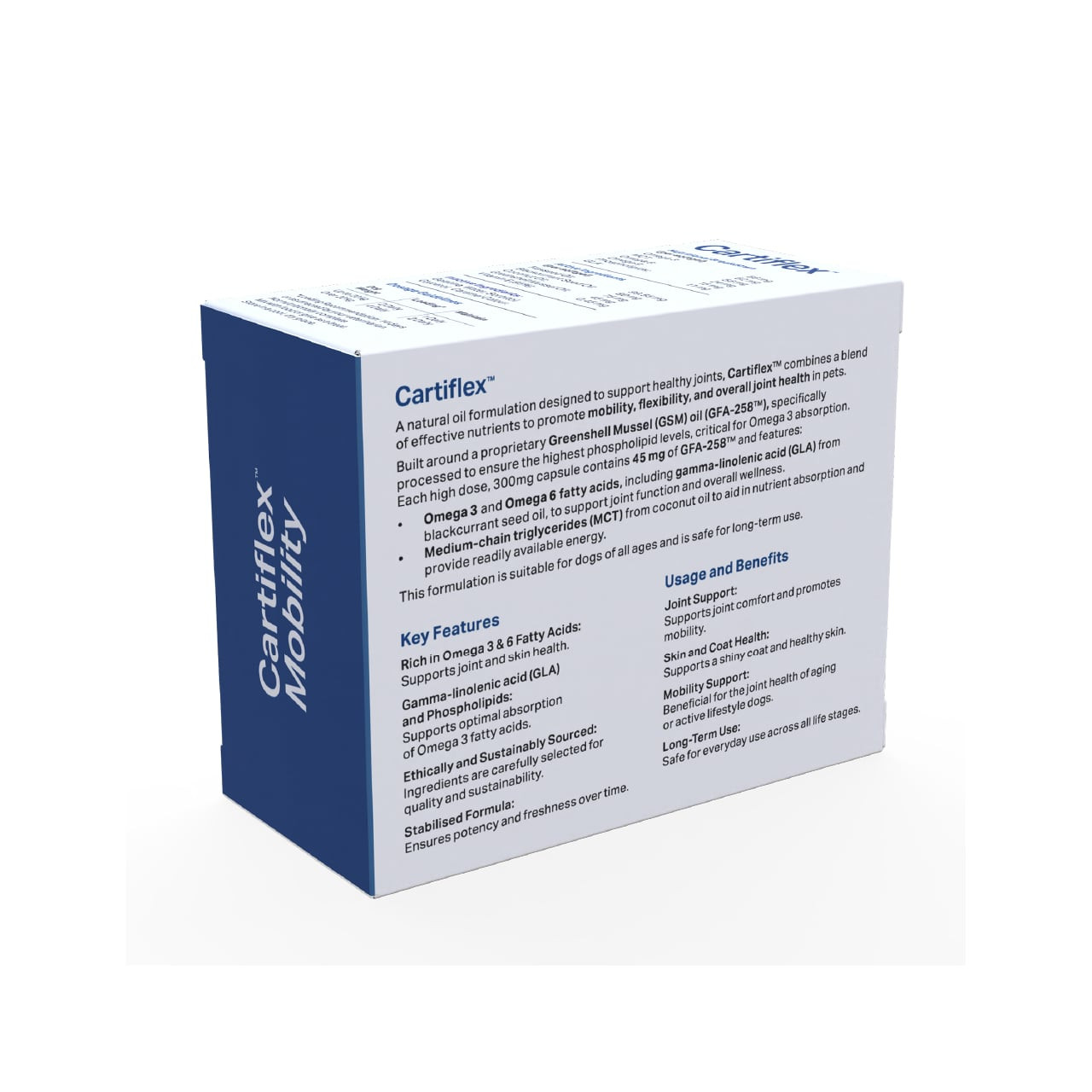 Cartiflex Joint Support for Dogs - 56 capsules, promoting dog joint health and mobility.
