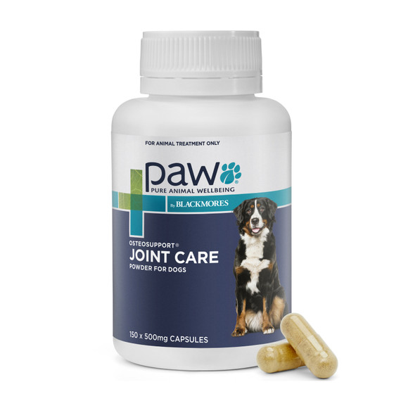 PAW by Blackmores Osteosupport Joint Care Powder for Dogs - 150 x 500mg Capsules