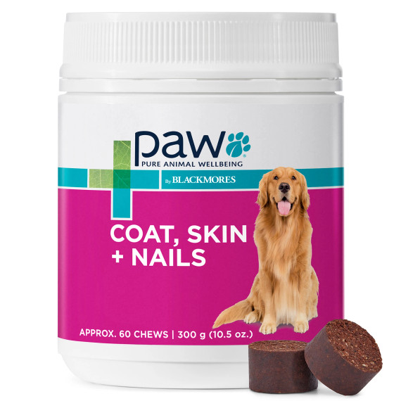 PAW by Blackmores Coat, Skin and Nails - Approx. 60 Chews | 300g (10.5 oz.)