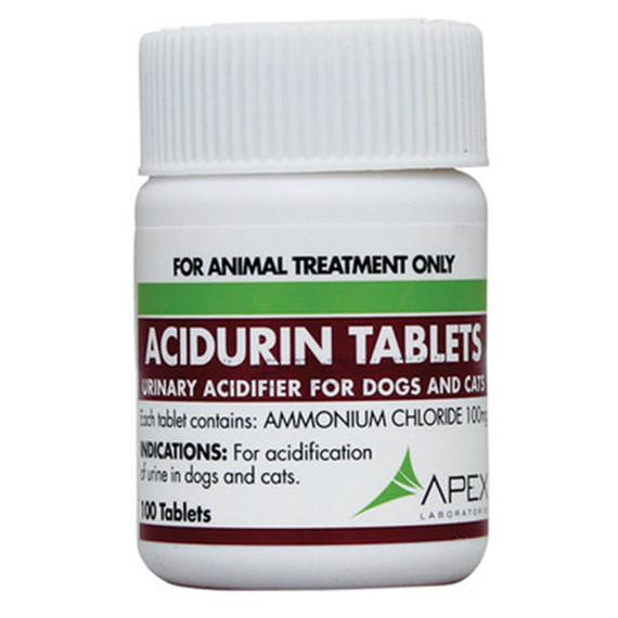 Acidurin For Dogs And Cats 100 Tablets