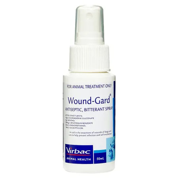 Virbac Wound-Gard Antiseptic Spray For Cats & Dogs 50mL