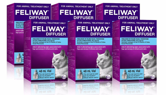 Feliway 48mL Diffuser Refill - 6 Pack