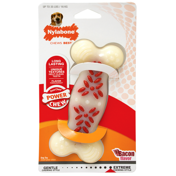 Nylabone Power Chew Action Ridges Chew Toy Wolf