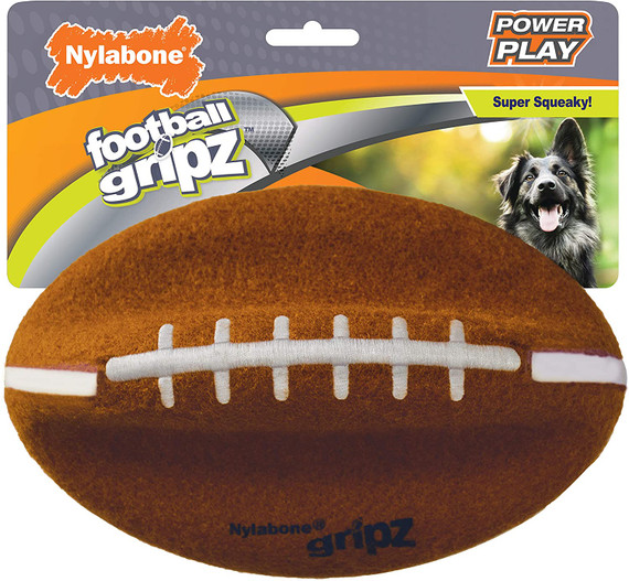 Nylabone Power Play Dog Football Gripz 21cm
