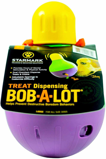 Starmark Bob A Lot Large Food And Treat Dispenser Toy For Dogs