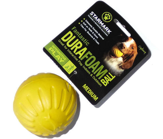 Starmark Fantastic DuraFoam Ball Medium For Dogs