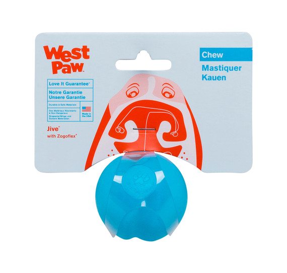 West Paw Jive Ball XS (5cm) - Aqua Blue