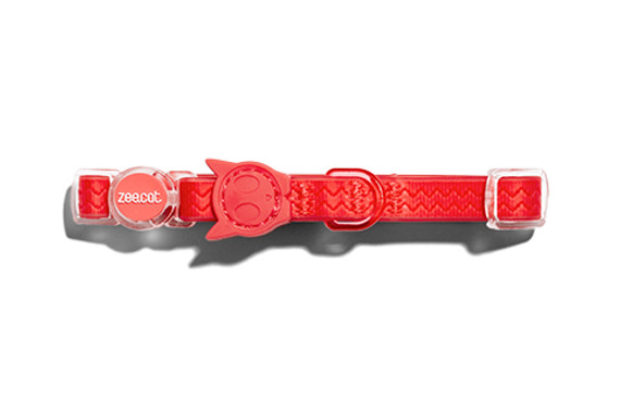 Zee.Cat NeoPro Red Cat Collar