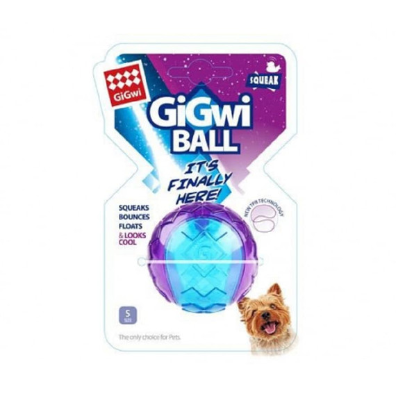 GiGwi Squaker Ball Small 1 Pack