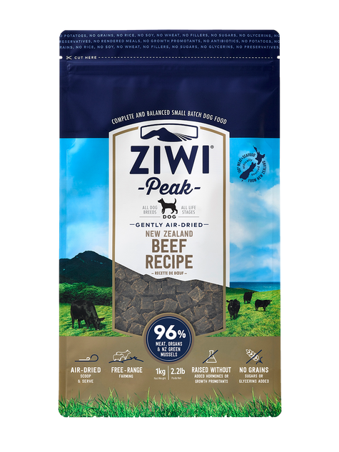 Ziwi Peak Beef Air-Dried Dog Food 1kg
