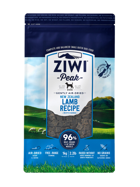 Ziwi Peak Lamb Air-Dried Dog Food 1kg