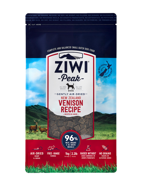 Ziwi Peak Venison Air-Dried Dog Food 1kg