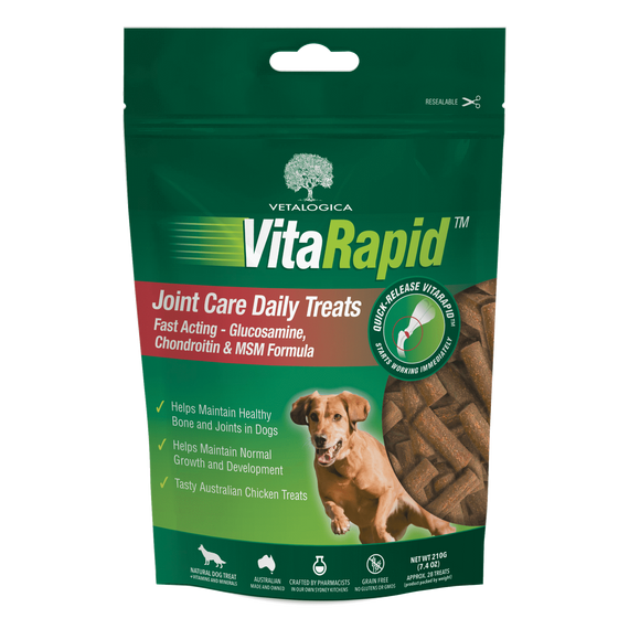 Vetalogica VitaRapid Joint Care Daily Treats For Dogs - 210g