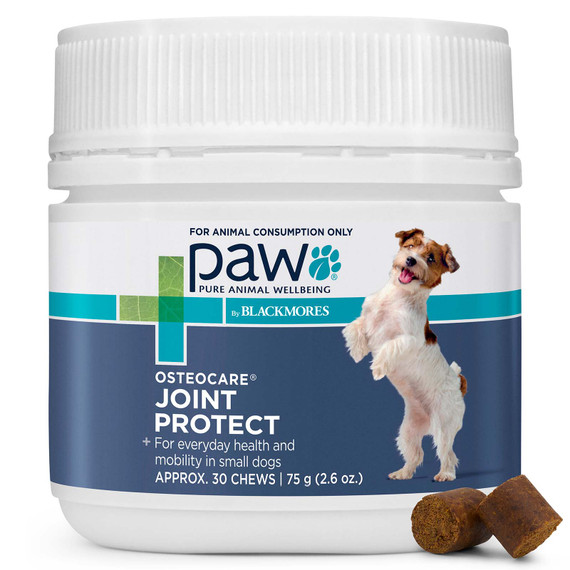 PAW by Blackmores Osteocare Joint Protect Chews for Small Dogs 75g (2.6 oz) - 30 Chews