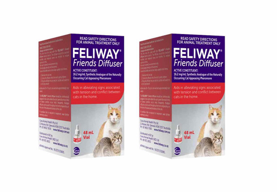 Feliway Friends Diffuser Refill 48mL - 2 Pack