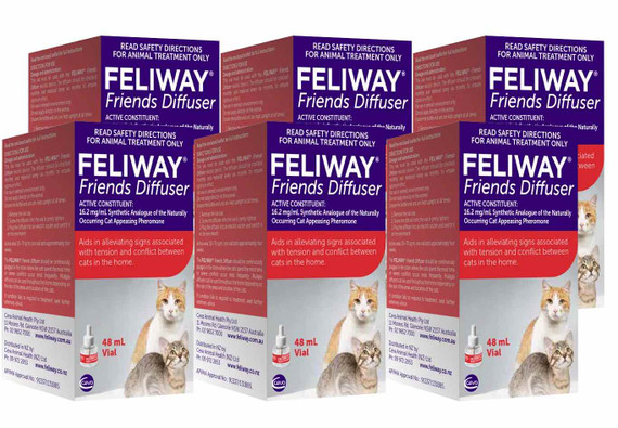 Feliway Friends Diffuser Refill 48mL - 6 Pack